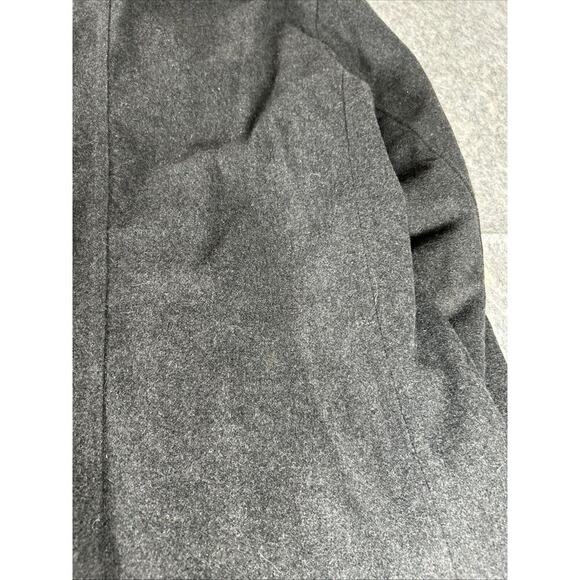 Old Navy Wool Blend Double Breasted Pea Coat Womens Sz XL Fully Lined Charcoal - Picture 15 of 16